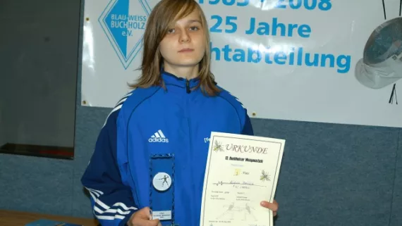 Nadine Kreibich gewinnt Junioren Turnier in Niedersachsen